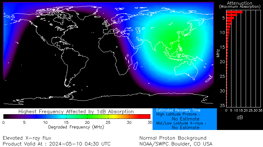 thumbnail of global absorption predictions at 1 dB