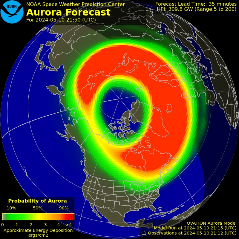 Great tool for predicting Auroral events!