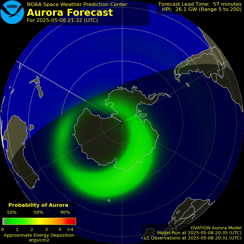 Southern Aurora Forecast (Australis)