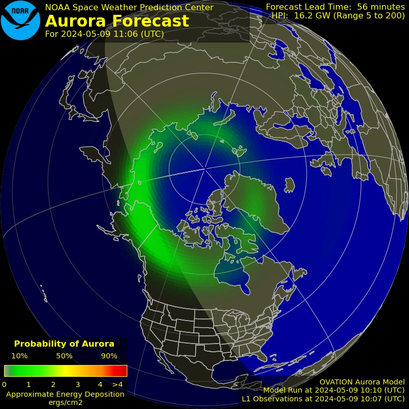 Aurora Northern Hemisphere